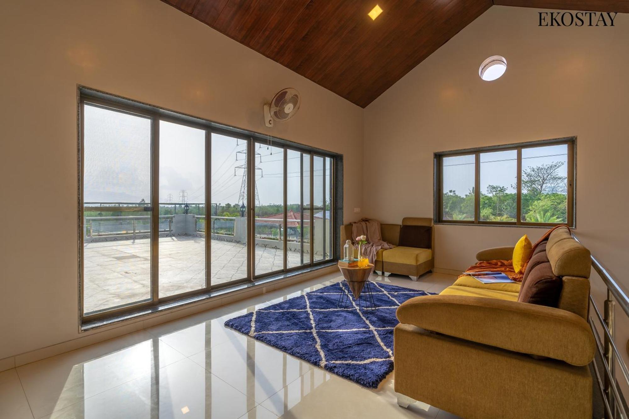 Ekostay Gold Palm Estate I Cricket Turf I Rain Dance I 2 Acre Property Karjat Buitenkant foto
