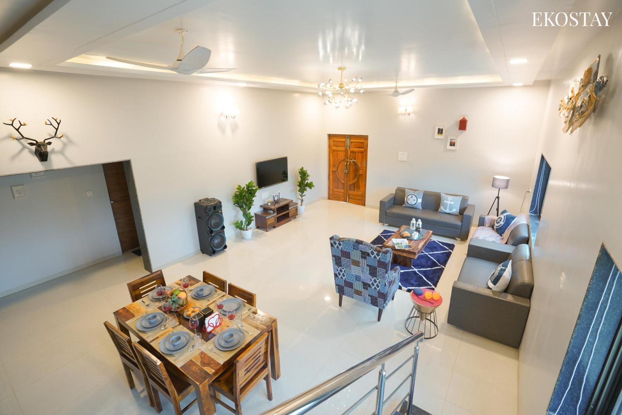 Ekostay Gold Palm Estate I Cricket Turf I Rain Dance I 2 Acre Property Karjat Buitenkant foto